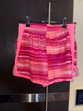 C9 by Champion Pink Striped Women's Athletic Shorts
